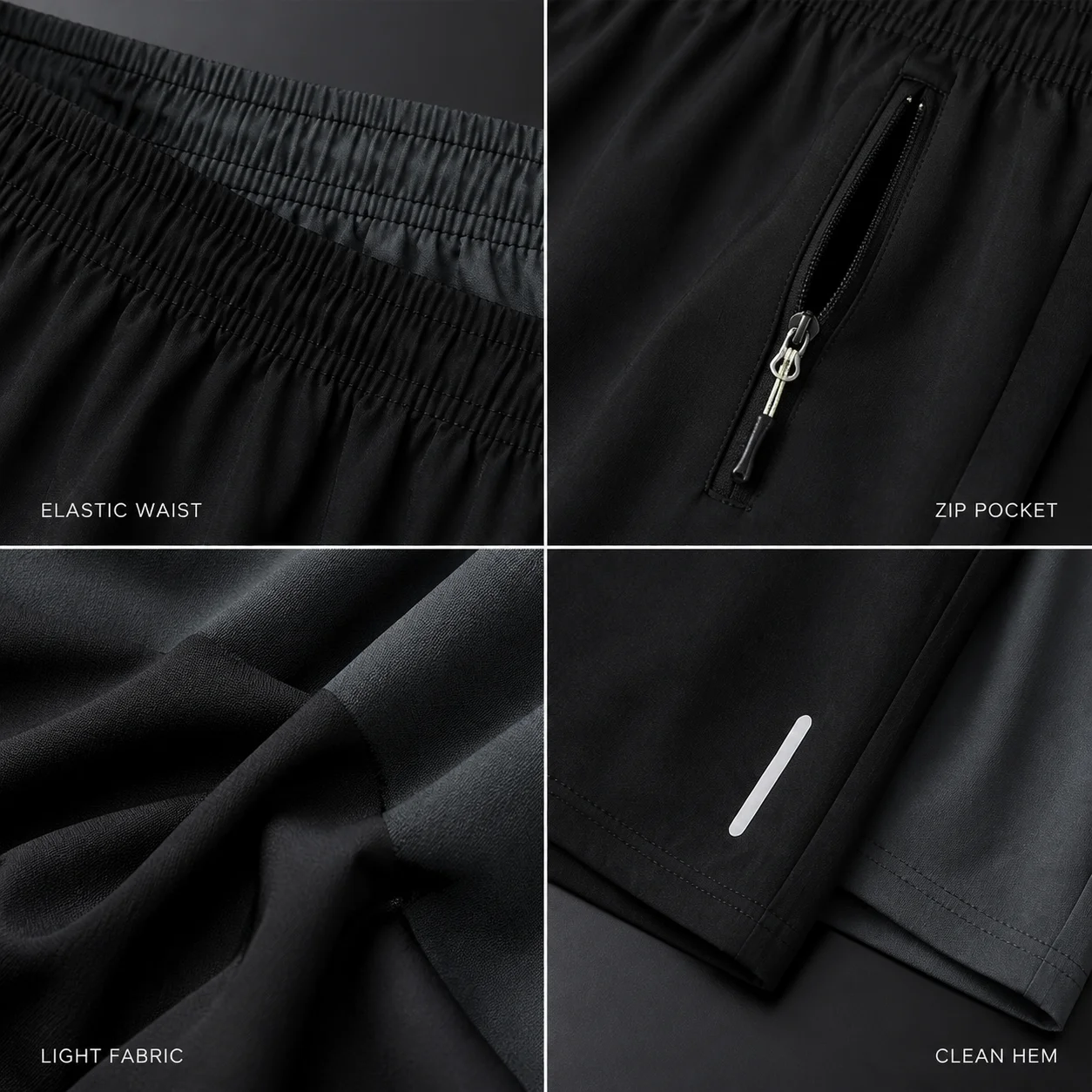 Men's Quick-Dry Loose Fit Running Shorts - Image 3