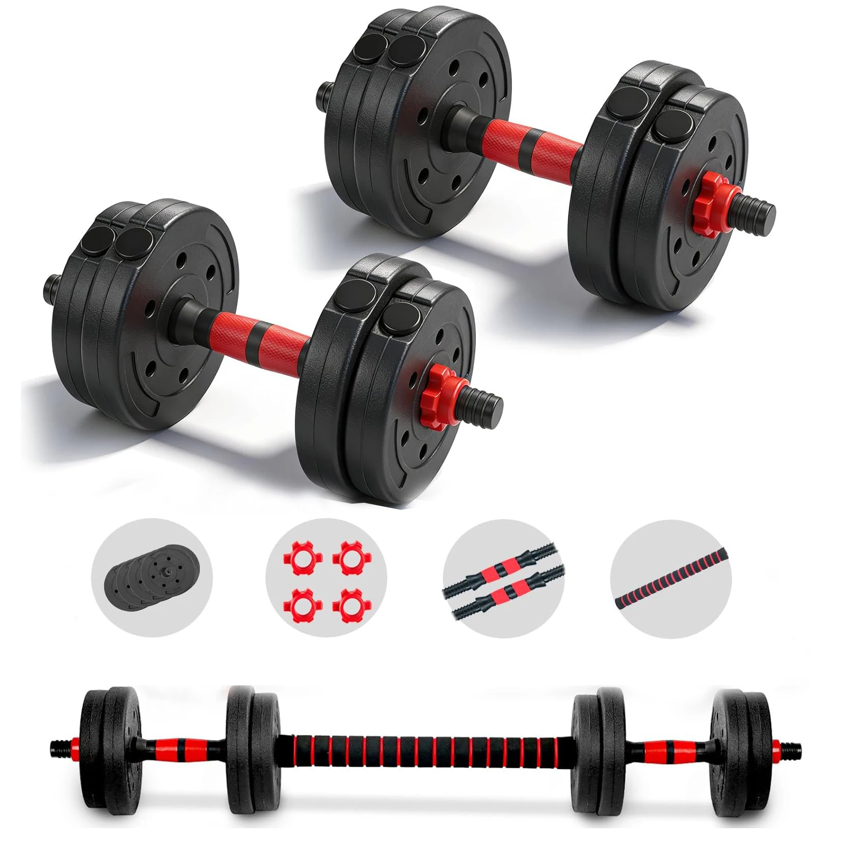 22lb 2-in-1 Adjustable Dumbbell - Image 1