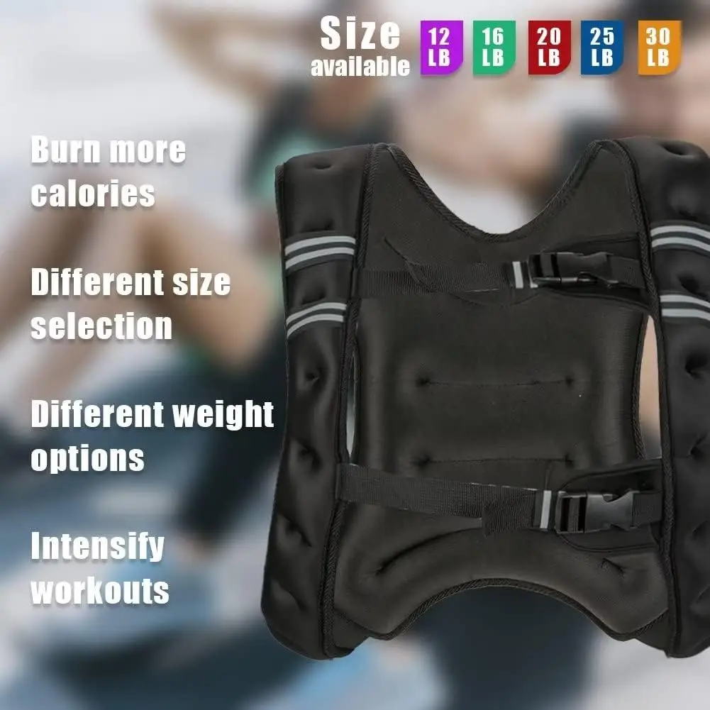 Weighted Vest for Men 12 -30 Lbs Weights Included - Image 6
