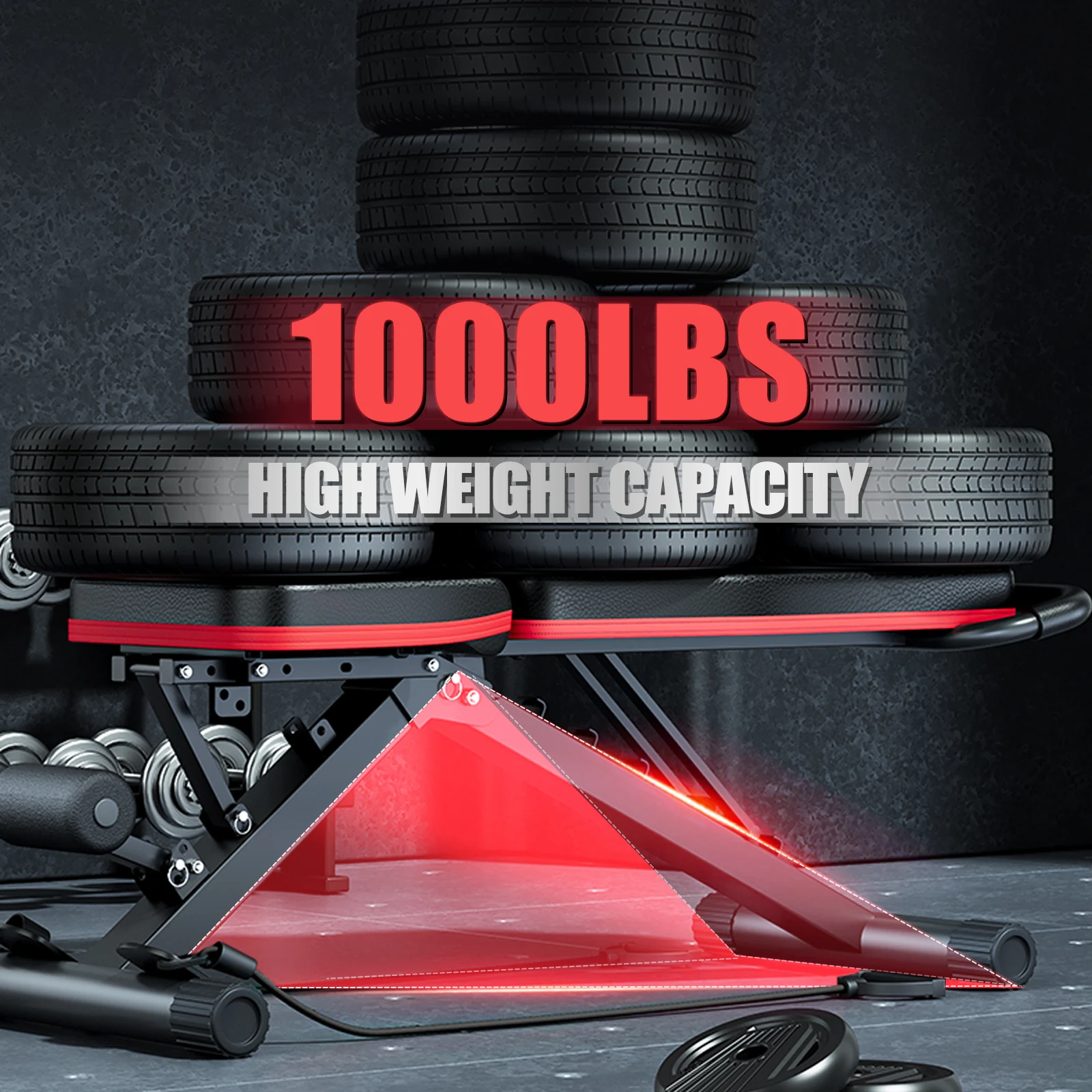 14-in-1 Foldable Dumbbell Bench Weight - Image 3