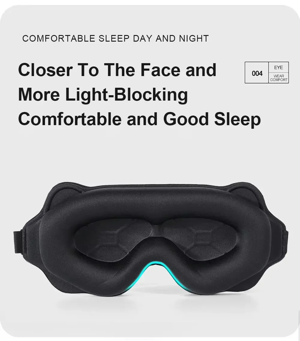 3D Contoured Sleep Eye Mask - Image 6