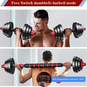 22lb 2-in-1 Adjustable Dumbbell - Thumbnail Image 4