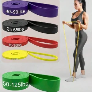 4PCS Yoga Resistance Band Set