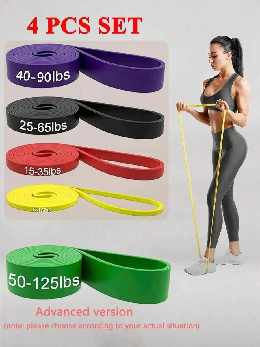 4PCS Yoga Resistance Band Set - Image 1
