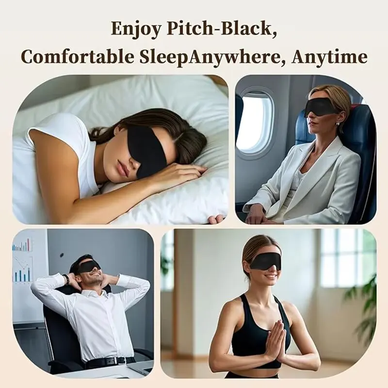 3D Contoured Sleep Eye Mask - Image 5