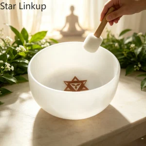 Handcrafted 10 Inch B3 Quartz Resonance Bowl