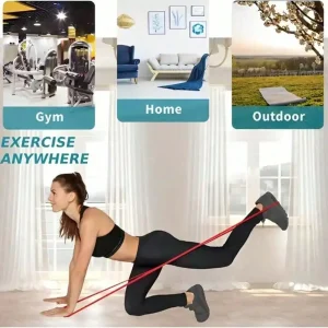4PCS Yoga Resistance Band Set - Thumbnail Image 3
