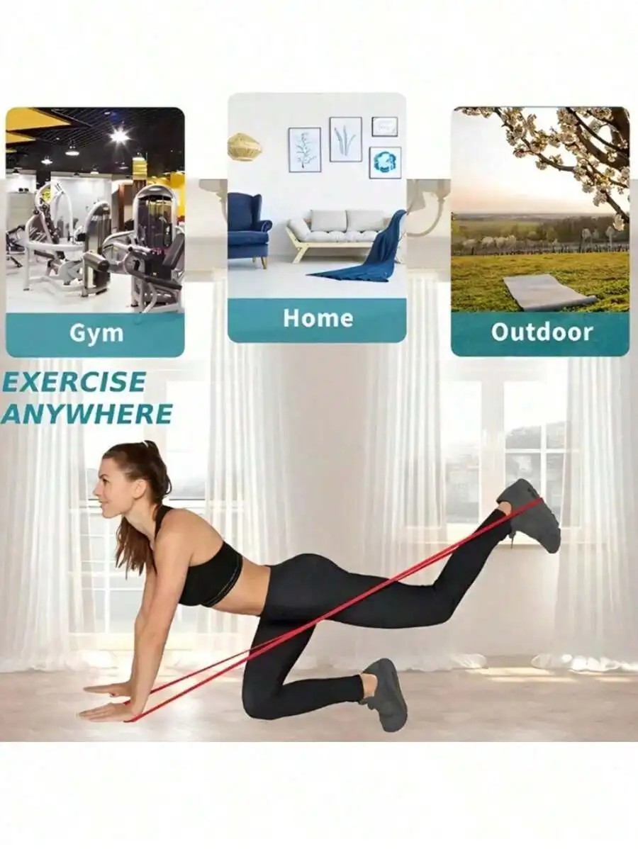 4PCS Yoga Resistance Band Set - Image 3