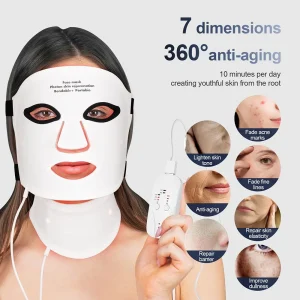 Silicone LED Mask Face With Neck - Thumbnail Image 6