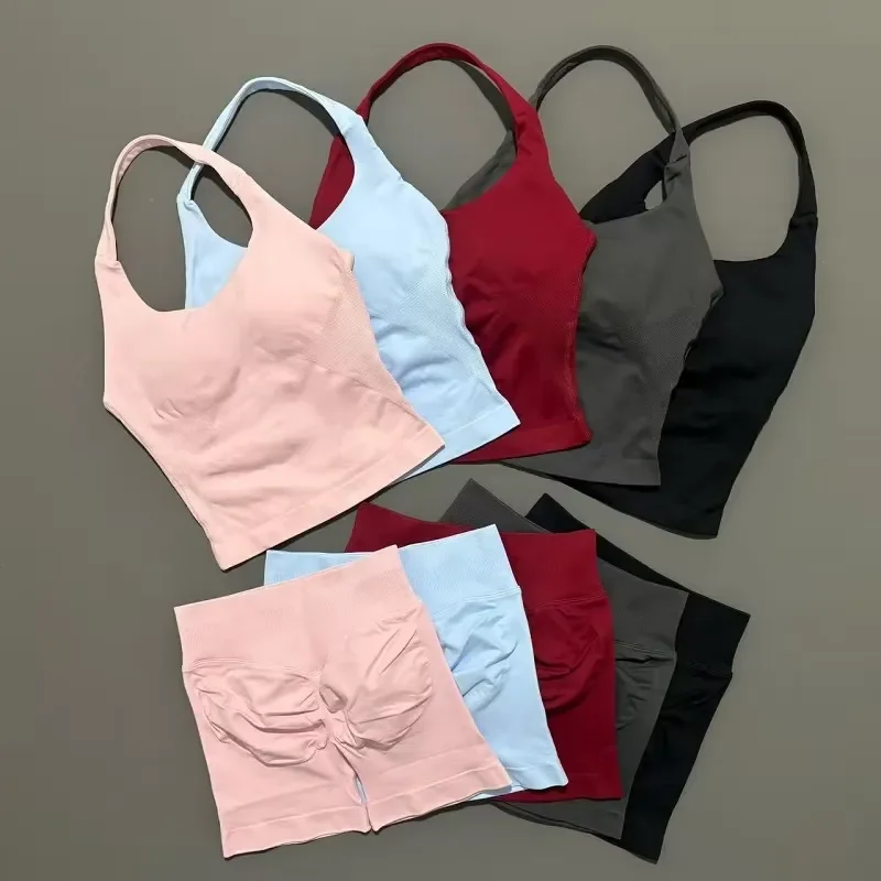 2 Piece Backless Yoga Set - Image 3