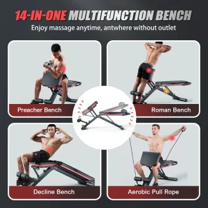 14-in-1 Foldable Dumbbell Bench Weight - Thumbnail Image 6