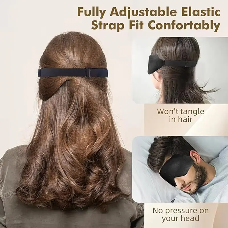 3D Contoured Sleep Eye Mask - Image 4