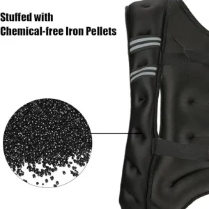 Weighted Vest for Men 12 -30 Lbs Weights Included - Thumbnail Image 4