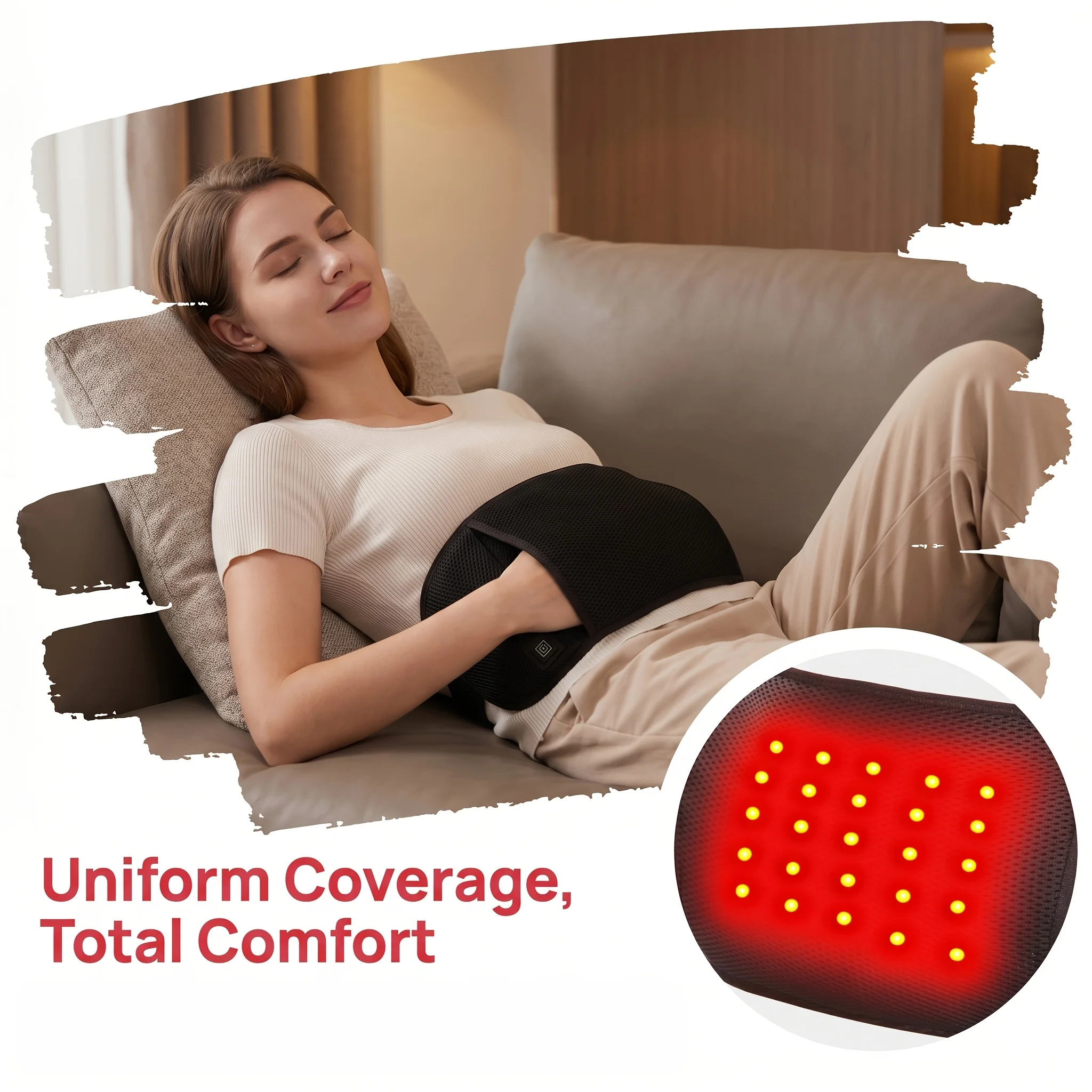 Red Blue Light+TNS/EMS Belly Fat Remover - Image 3