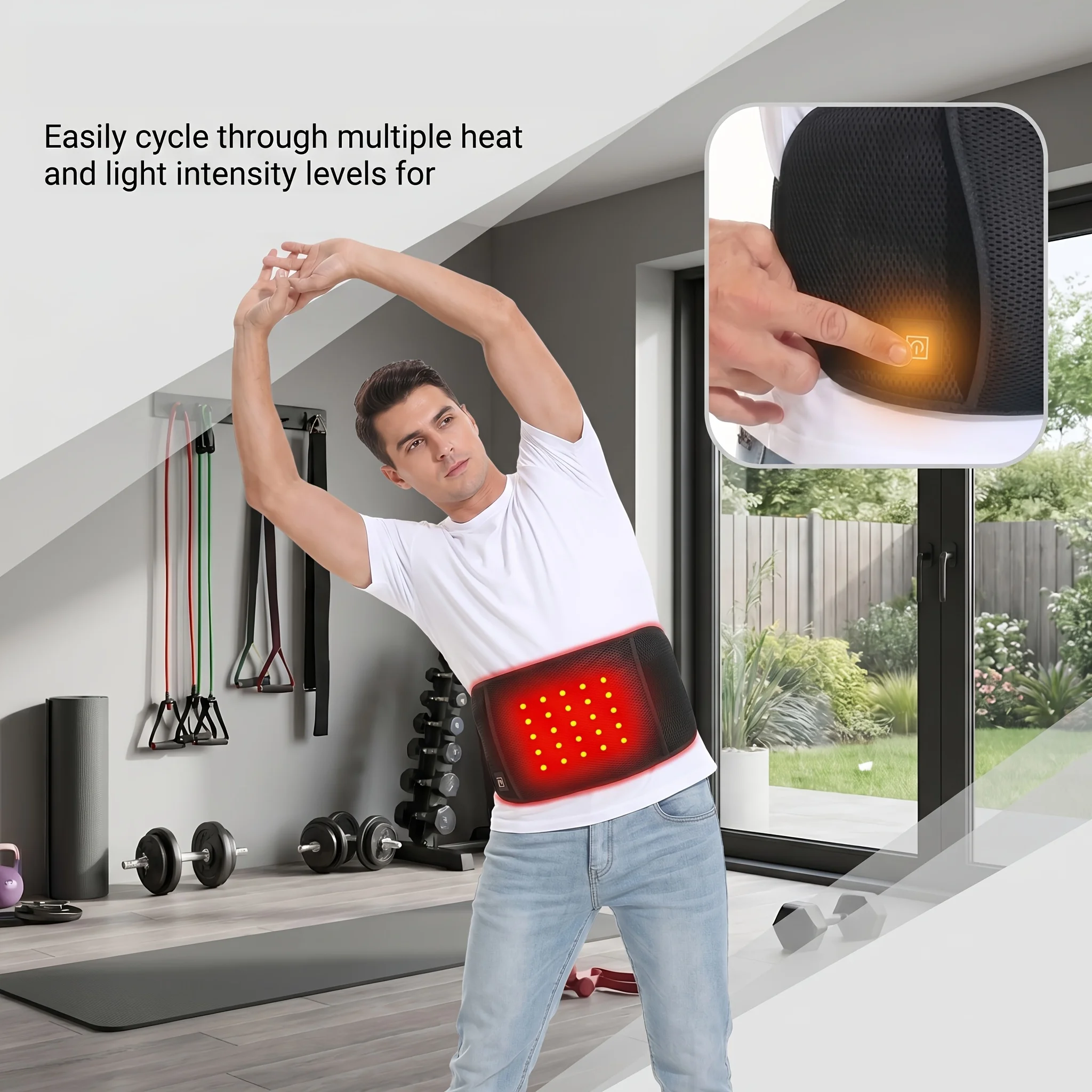 Red Blue Light+TNS/EMS Belly Fat Remover - Image 6