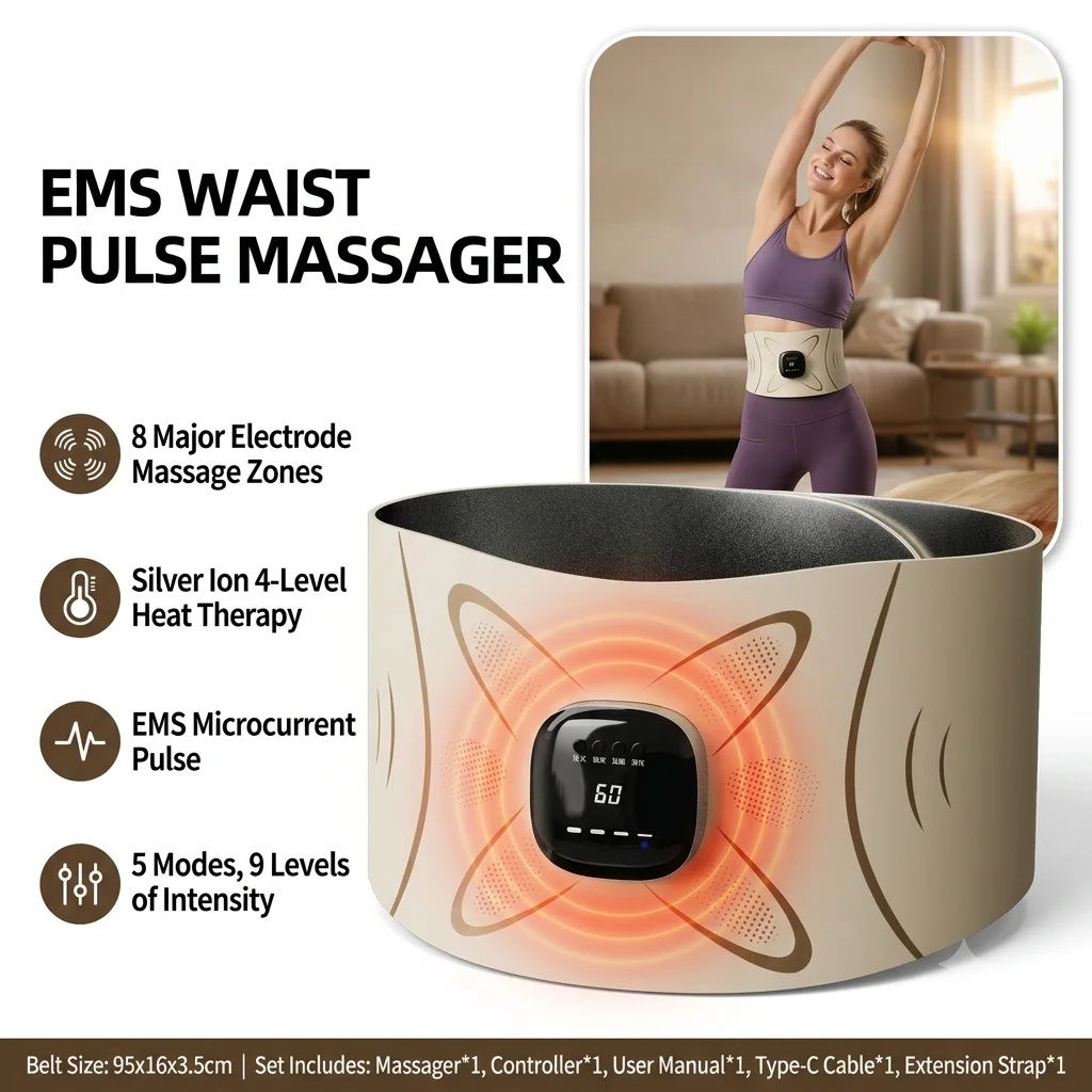 Electric Muscle Stimulator Abdominal Abs Trainer - Image 1
