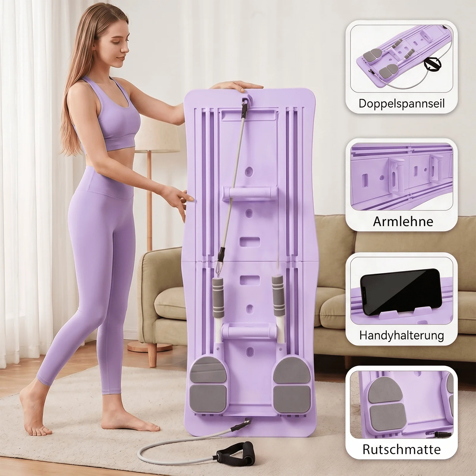 Foldable Pilates Stabilizer Board - Image 1