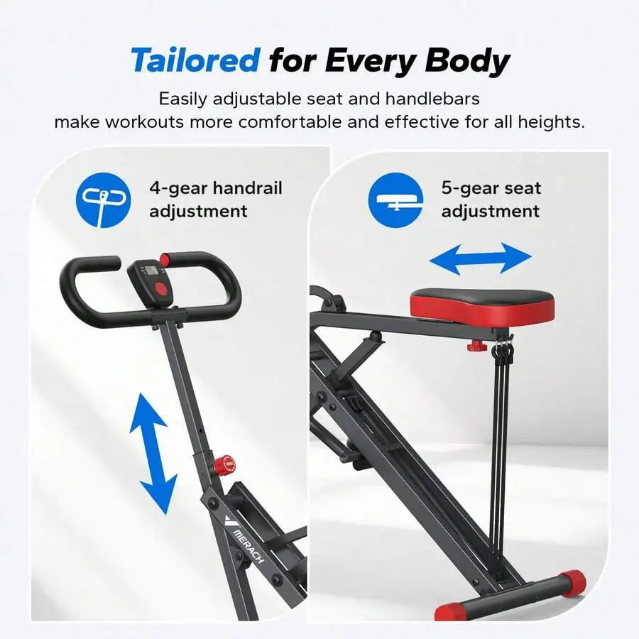 2 In 1 Squat Rowing Machine - Image 1